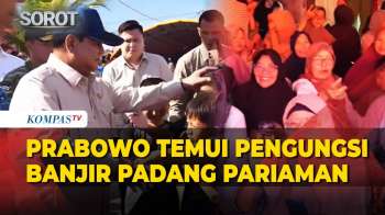 Prabowo Temui Pengungsi Banjir Di Sumbar Usai Sumut-Aceh