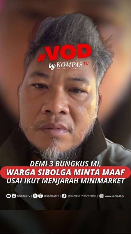 DEMI 3 BUNGKUS MI INSTANT, WARGA SIBOLGA MINTA MAAF USAI IKUT ARAH MINIMARKET