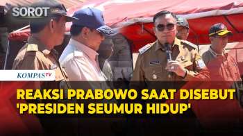 Reaksi Prabowo Saat Bupati Aceh Tenggara Bilang 'Presiden Seumur Hidup'