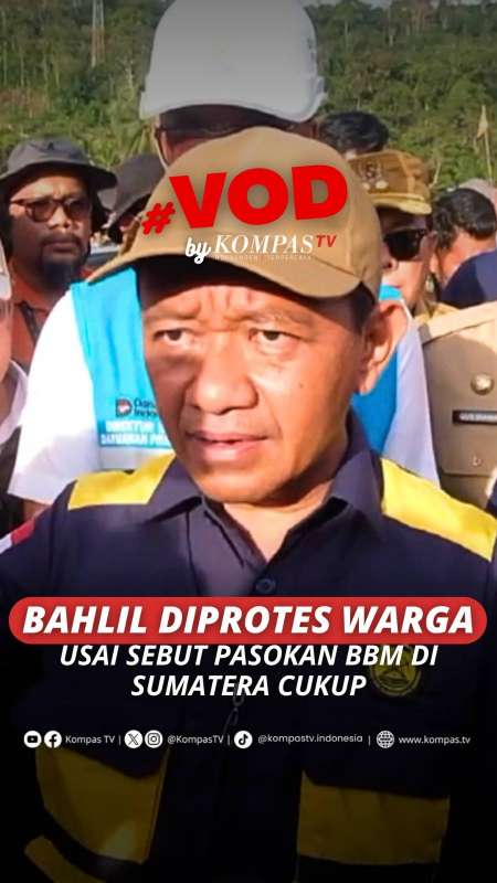 MENTERI ESDM BAHLIL LAHADALIA DIPROTES WARGA USAI SEBUT PASOKAN BBM DI SUMATERA CUKUP