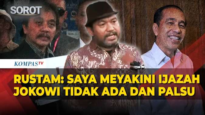 Rustam: Saya Meyakini Ijazah Jokowi Tidak Ada dan Palsu