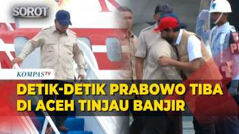 Detik-Detik Prabowo Tiba Di Aceh Tinjau Dan Kunjungi Korban Banjir-Longsor
