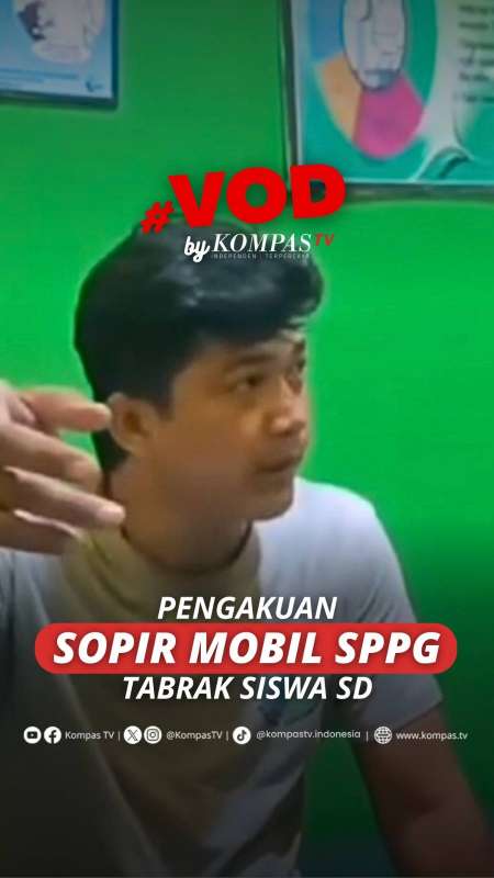 PENGAKUAN SOPIR MPBIL SPPG TABRAK SISWA SD