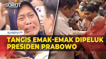 Momen Tangis Emak-emak Di Aceh Tamiang Depan Presiden Prabowo