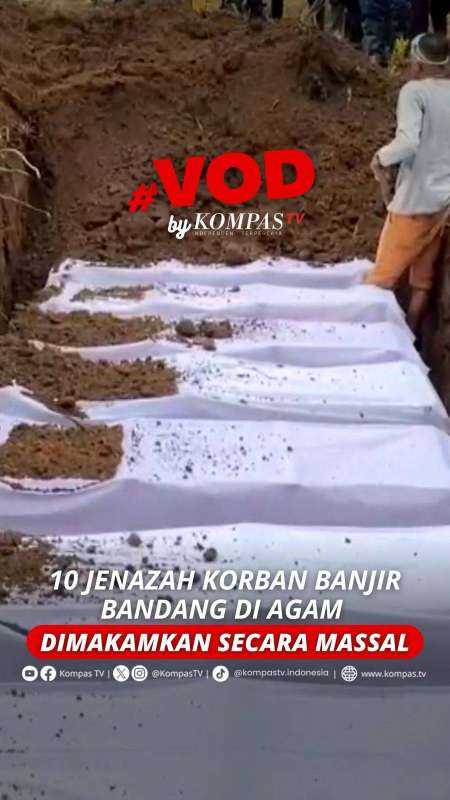 10 JENAZAH KORBAN BANJIR BANDANG DI AGAM DIMAKAMKAN SECARA MASSAL