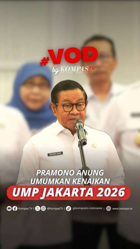 PRAMONO ANUNG UMUMKAN KENAIKAN UMP JAKARTA 2026
