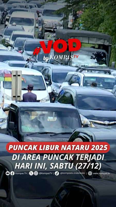 PUNCAK LIBUR NATARU 2025 DI AREA PUNCAK TERJADI HARI INI, SABTU (27/12)