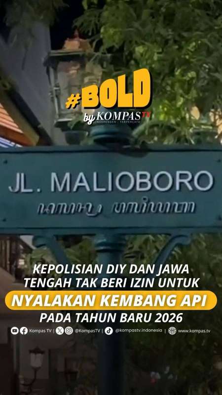 KEPOLISIAN DIY DAN JAWA TENGAH TAK BERI IZIN UNTUK NYALAKAN KEMBANG API TAHUN BARU 2026