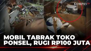 Diduga Mengantuk, Mobil Tabrak Toko Ponsel Di Sumut |SAPA SIANG