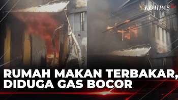 Rumah Makan di Depok Ludes Terbakar, Api Diduga dari Gas Bocor| KOMPAS PETANG