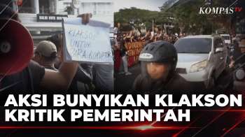 Kritik Dua Tahun Prabowo-Gibran, Massa Di Malang Ajak Pengendara Bunyikan Klakson | KOMPAS SIANG