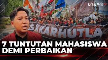Tujuh Tuntutan Mahasiswa Di Samarinda, MBG Hingga Karhutla Disorot | KOMPAS SIANG