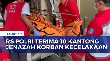 RS Polri Terima 10 Kantong Jenazah Korban Kecelakaan KRL Di Bekasi Timur