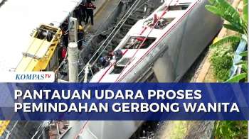 Pasca Tabrakan Kereta, Gerbong Wanita KRL Belum Dipindahkan Dari Stasiun Bekasi Timur