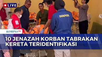 10 Jenazah Korban Tabrakan Kereta Berhasil Diidentifikasi Di RS Polri Kramat Jati | SAPA MALAM