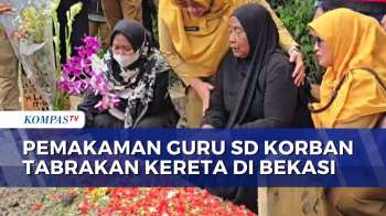 Tangis Iringi Pemakaman Guru SD Korban Tabrakan KRL Dan KA Argo Bromo Di Bekasi Timur | BERUT