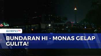 Jakarta Gelar 'Earth Hour', Lampu di Bundaran HI dan Monas Padam Selama 1 Jam | KOMPAS MALAM