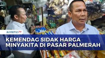 Kemendag Sidak Pasar Palmerah, HET MinyaKita Masih Bertahan Rp15.700 Per Liter