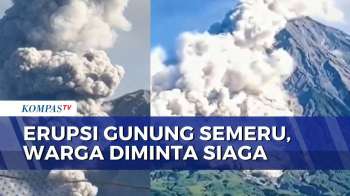 Erupsi Semeru! Guguran Awan Panas Capai 4,5 Km, BPBD Imbau Warga Selalu Waspada