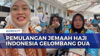 Tangis Haru Jemaah Haji Indonesia Gelombang Dua Saat Tinggalkan Tanah Suci