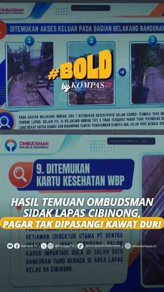 Ombudsman Ungkap Temuan Hasil Sidak Lapas Cibinong, Mobil Mewah hingga Pagar Tanpa Kawat