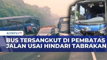 Bus MGI Kecelakaan Di Tol Cipularang Usai Hindari Kendaraan Di Depan | SAPA MALAM