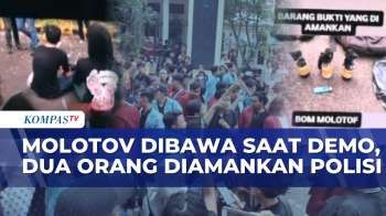 Polisi Amankan Dua Orang Pembawa Botol Molotov Saat Demo Mahasiswa Di Bundaran HI | BERUT