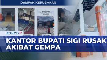Kantor Bupati Sigi Alami Kerusakan Usai Diguncang Gempa 6,7 Magnitudo | SAPA MALAM