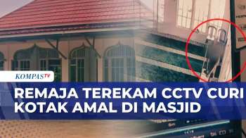 Dua Remaja Terekam CCTV Curi Kotak Amal Masjid di Bengkulu | BORGOL