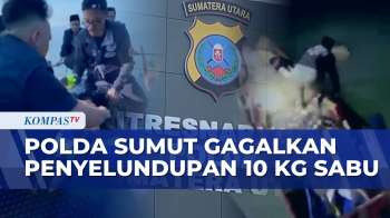Polda Sumut Gagalkan Penyelundupan 10 Kg Sabu dari Malaysia ke Asahan | BORGOL