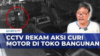 Dua Pelaku Terekam CCTV Curi Motor di Toko Bangunan Tanjung Priok Saat Dini Hari | BORGOL