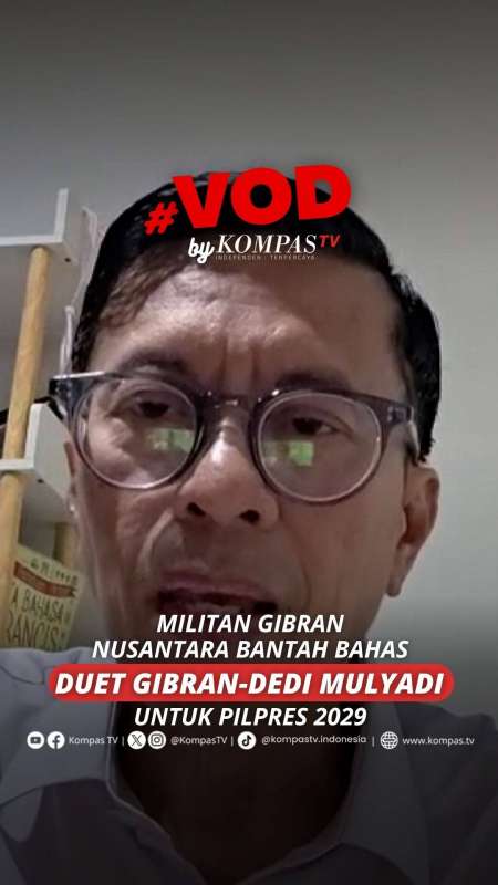 Militan Gibran Nusantara Bantah Bahas Duet Gibran-Dedi Mulyadi Untuk Pilpres 2029