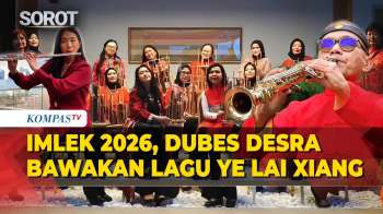 Tahun Baru Imlek 2026, Dubes Desra Kolaborasi dengan Musisi Angklung Bawakan Lagu Ye Lai Xiang