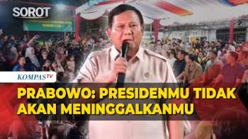 Janji Prabowo Di Depan Pengungsi Tapanuli Selatan: Presidenmu Tak Akan Meninggalkamu