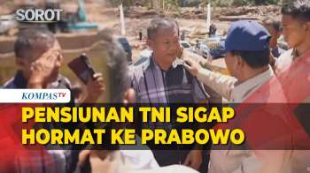 Langkah Prabowo Terhenti! Pensiunan TNI Di Tapanuli Selatan Sigap Beri Hormat