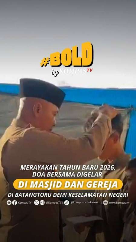 MERAYAKAN TAHUN BARU 2026, DOA BERSAMA DIGELAR DI MASJID DAN GEREJA DI BATANGTORU