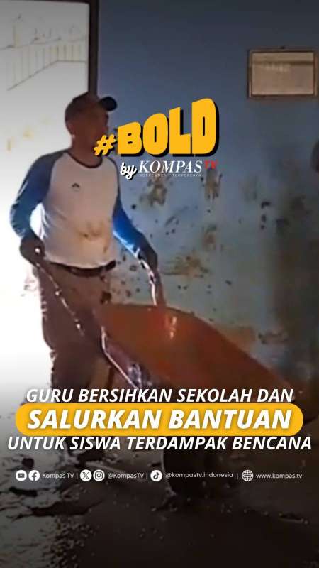 GURU BERSIHKAN SEKOLAH DAN SALURKAN BANTUAN UNTUK SISWA TERDAMPAK BENCANA