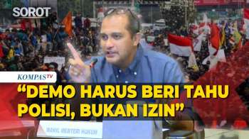 Pasal Demo Di KUHP Baru Disorot, Wamenkum: Bukan Izin Tapi Pemberitahuan