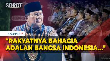 Prabowo Buka-bukaan Sebut Rakyat Indonesia Paling Bahagia Di Dunia Menurut Survei: Saya Terharu