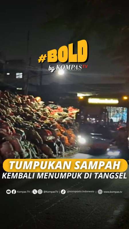 TUMPUKAN SAMPAH KEMBALI MENUMPUK DI TANGSEL
