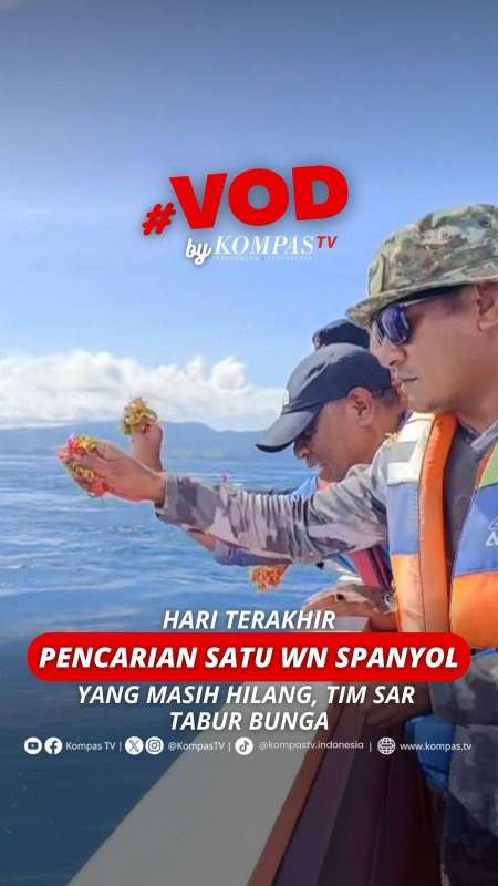 HARI TERAKHIR PENCARIAN SATU WN SPANYOL YANG MASIH HILANG, TIM SAR TABUR BUNGA