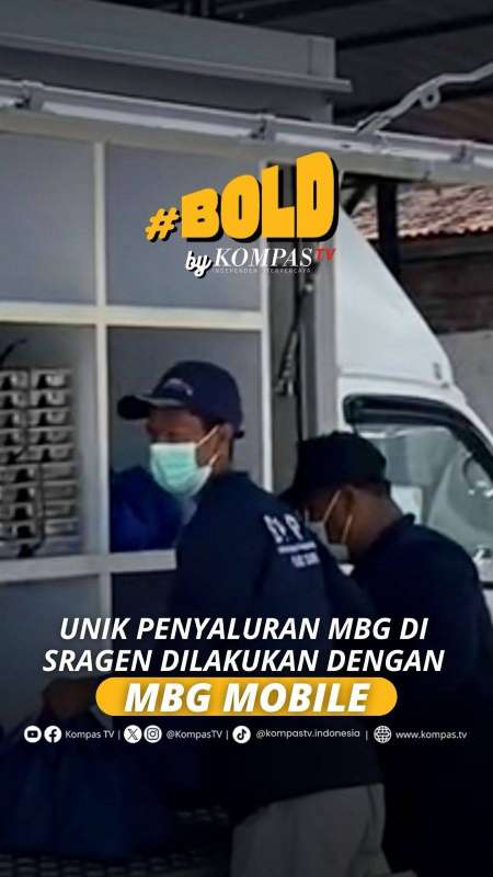 UNIK PENYALURAN MBG DI SRAGEN DILAKUKAN DENGAN MBG MOBILE
