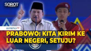 Prabowo Kagum Siswa Sekolah Rakyat Pidato Jago Bahasa Asing: Suruh Menghadap Saya