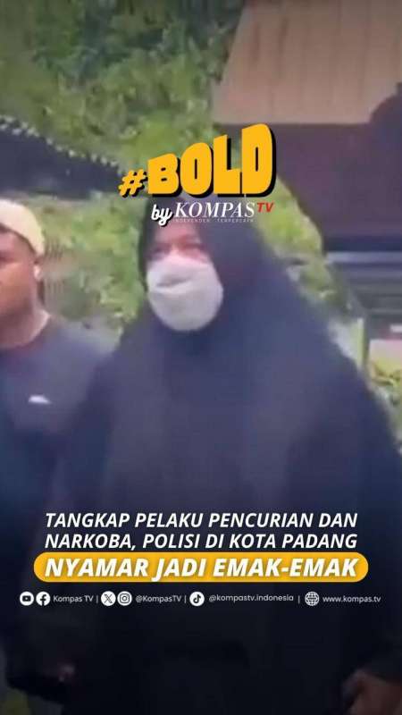 TANGKAP PELAKU PENCURIAN DAN NARKOBA, POLISI DI KOTA PADANG NYAMAR JADI EMAK-EMAK