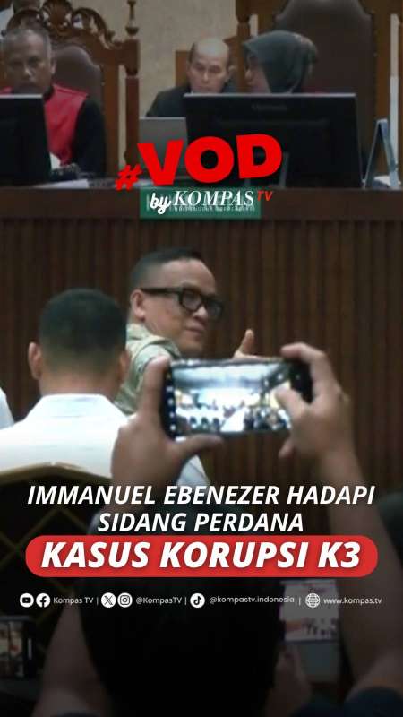 IMMANUEL EBENEZER HADAPI SIDANG PERDANA KASUS KORUPSI K3