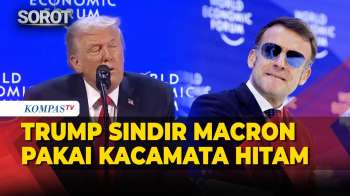 Di Depan Pemimpin Dunia, Trump Sindir Macron Pakai Kacamata Hitam Saat Pidato