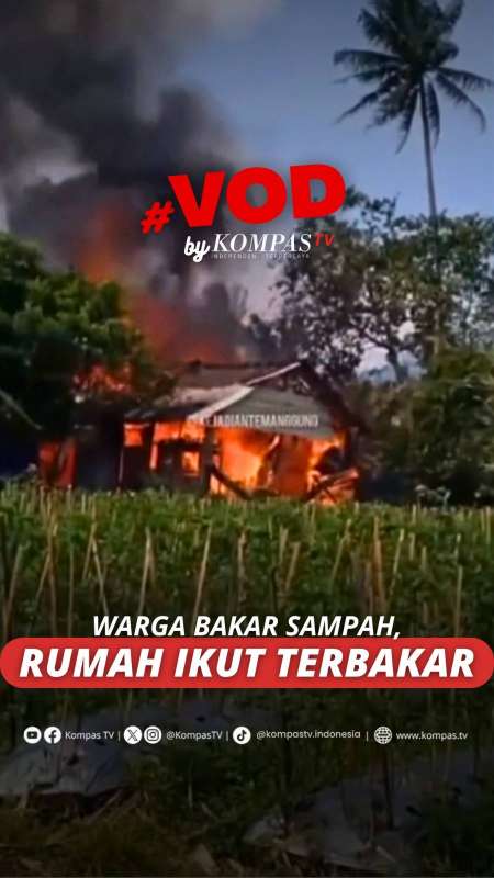 Warga Bakar Sampah, Rumah Di Temanggung Ikut Terbakar