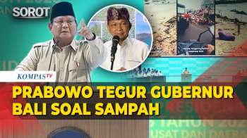 Momen Presiden Prabowo Tegur Keras Gubernur Bali Soal Sampah