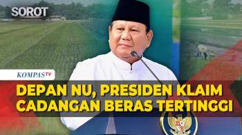 Depan Warga NU, Presiden Prabowo Klaim Cadangan Beras Tertinggi Sepanjang Sejarah
