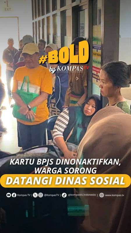 KARTU BPJS DINONAKTIFKAN, WARGA SORONG DATANGI DINAS SOSIAL